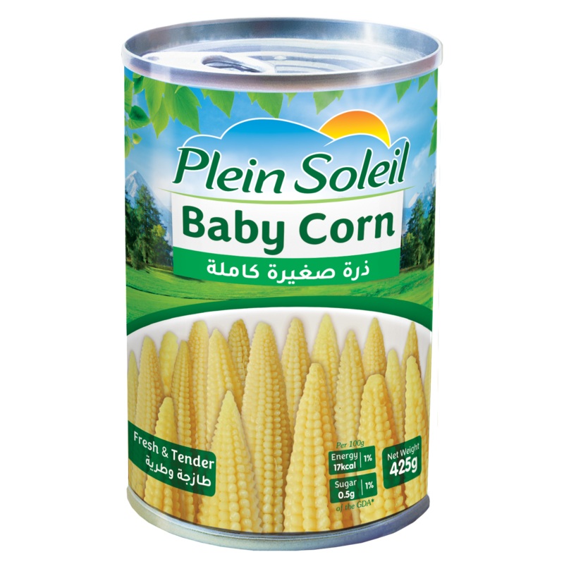 Plein Soleil Canned Baby Corn 425g  | Plein Soleil In Lebanon