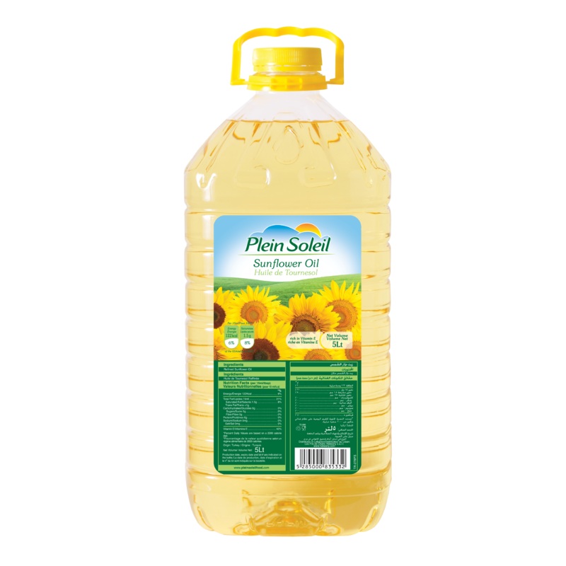 Plein Soleil Sunflower Oil 5L | Plein Soleil In Lebanon