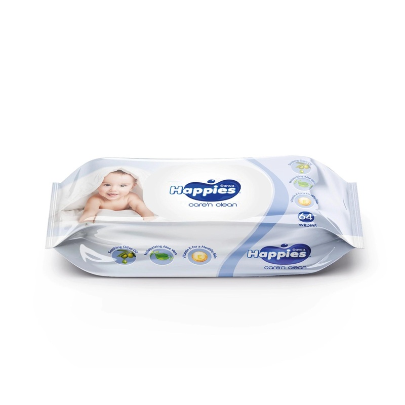 Sanita Happies Pure Water Wipes 56 Pcs | Sanita In Lebanon