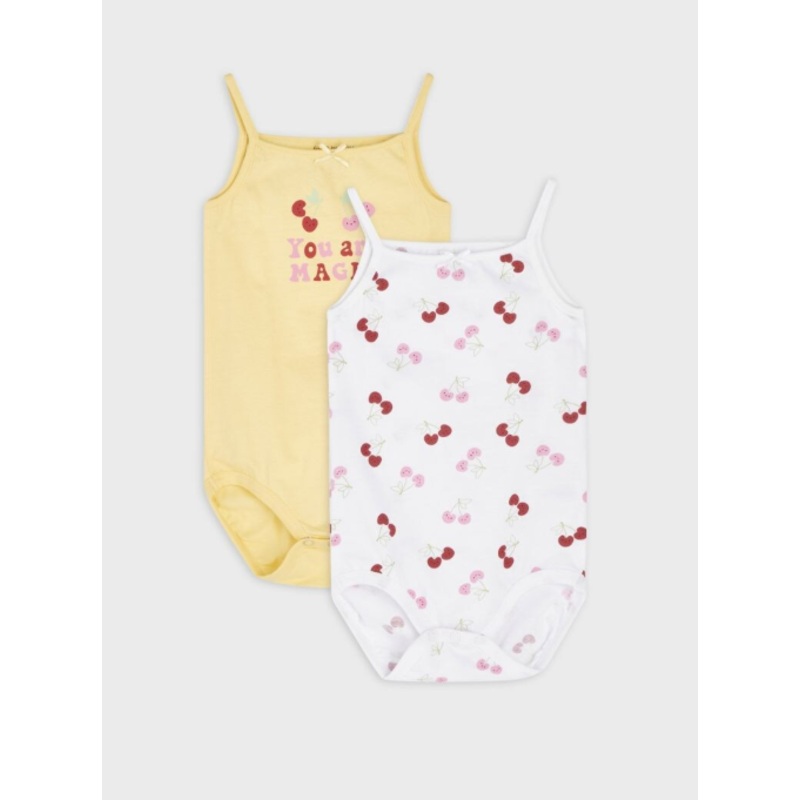 Sinsay Baby Girl’s 2 Packs Of Multicolor Bodysuit ANFK106