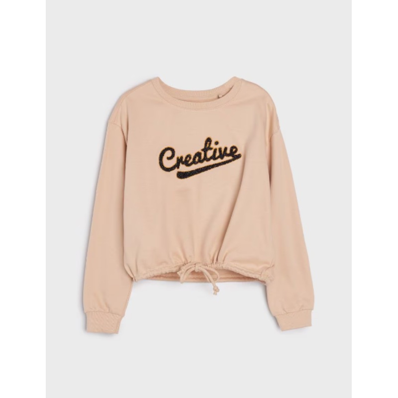 Sinsay Girl’s Beige Sweatshirt ANFK117