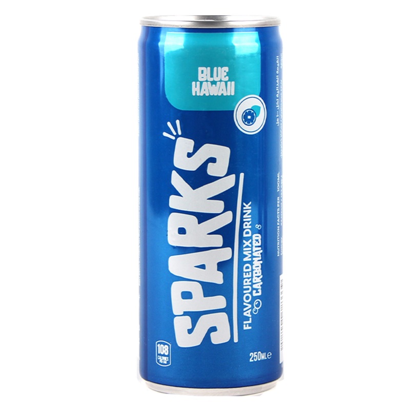 Sparks Blue Hawaii Carbonated Drink 250ML |Sparks In Lebanon