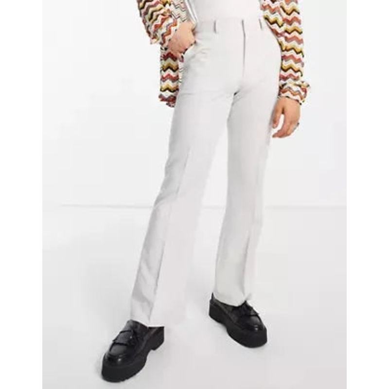 Asos Design Men’s Light Gray Trouser ANF1452