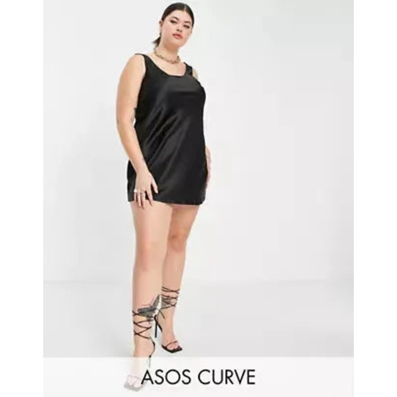 Asos Design Women’s Black Dress ANF1898