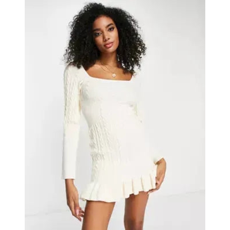 Asos Design Women’s Cream Dress ANF851