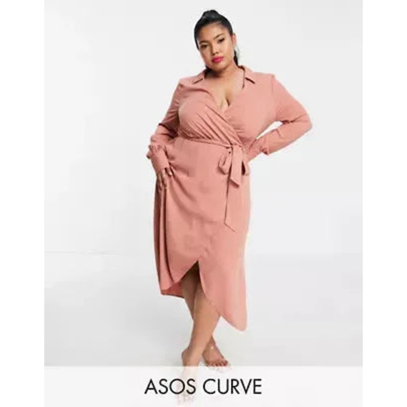 ASOS DESIGN Women’s Dusty Rose Dress ANF1818