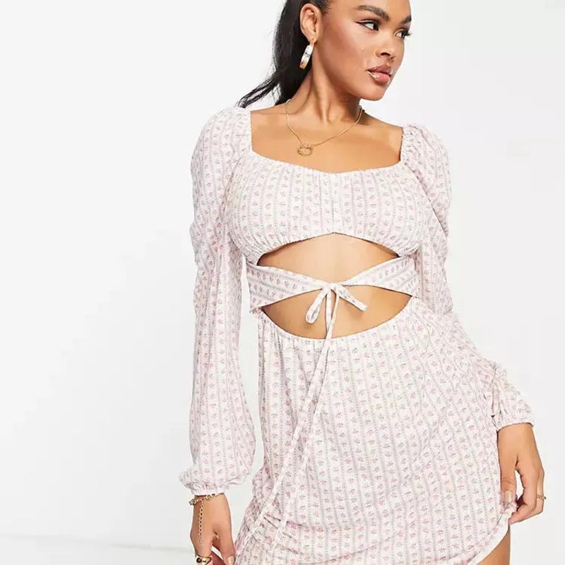 Asos Design Women’s Multicolor Dress ANF1953
