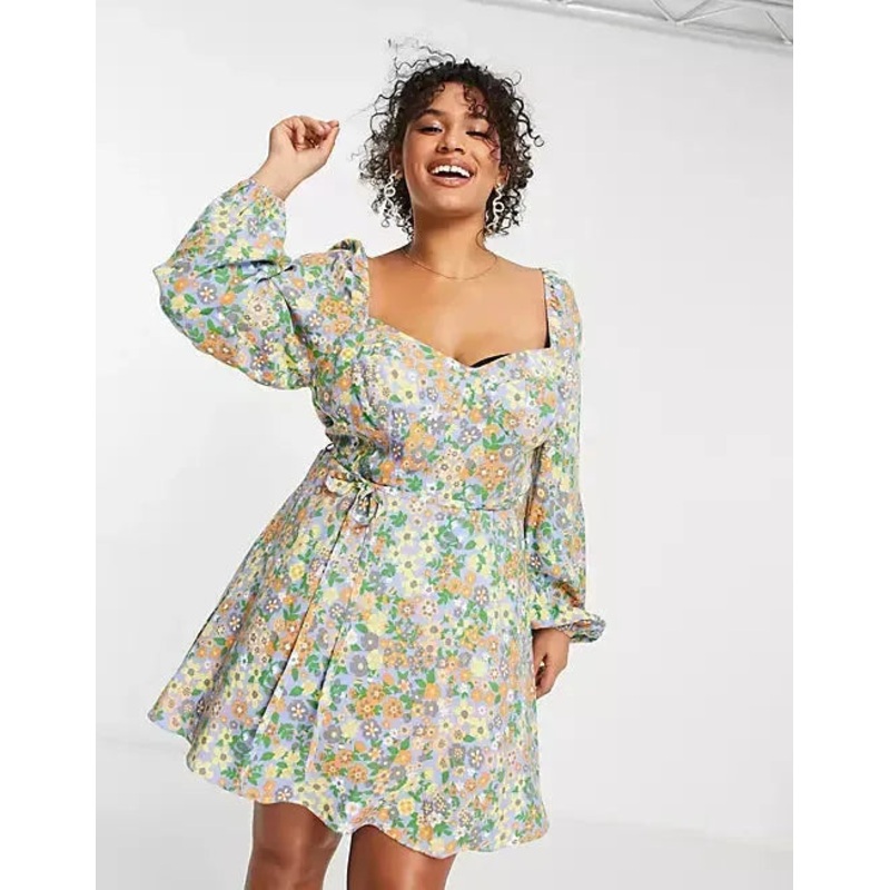 Asos Design Women’s Multicolor Dress ANF966
