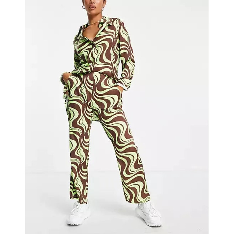Asos Design Women’s Multicolor Trouser ANF1449