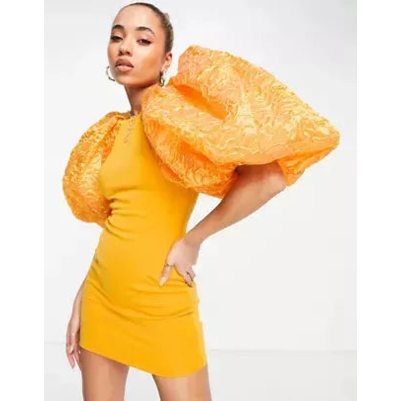 Asos Design Women’s Mustard Dress ANF1829