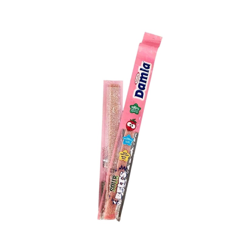 Damla Sour Belts Strawberry 15g | Damla In Lebanon
