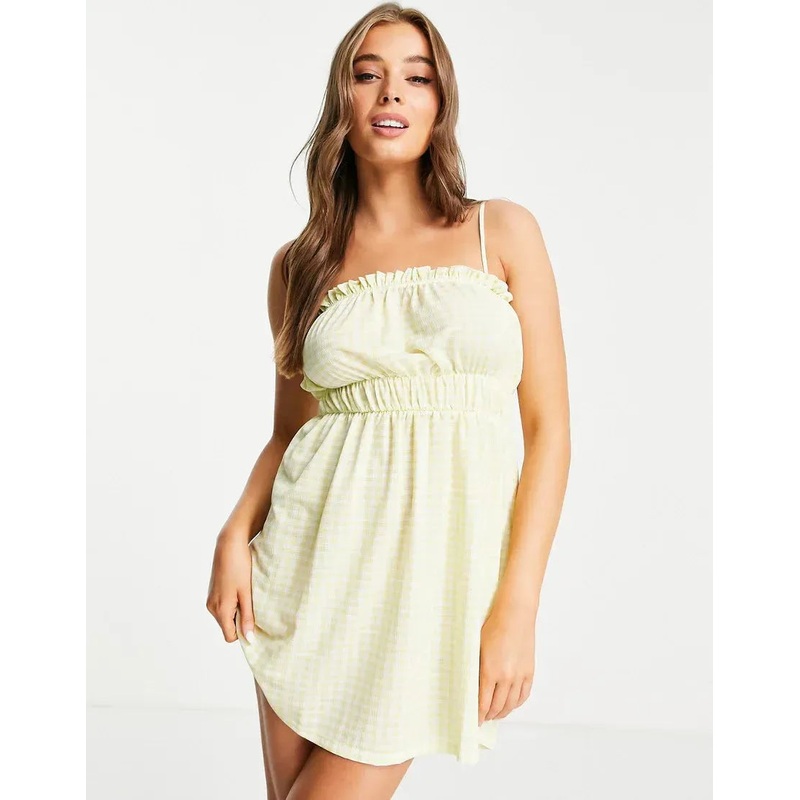 Miss Selfridge Women’s Yellow Dress ANF748