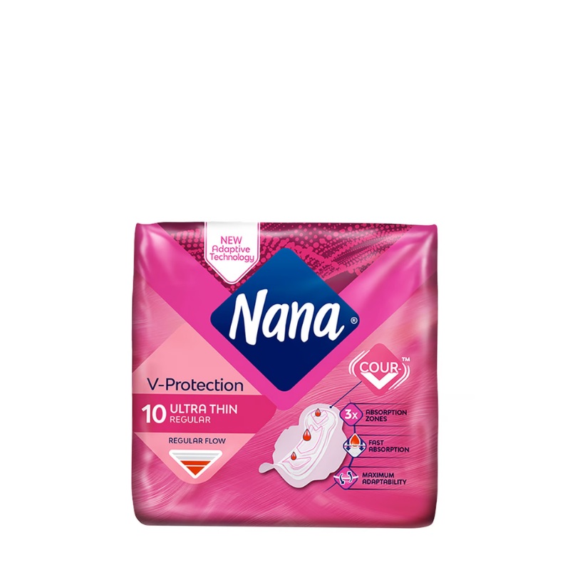 Nana V- Protection Ultra Thin Regular 10 Pads