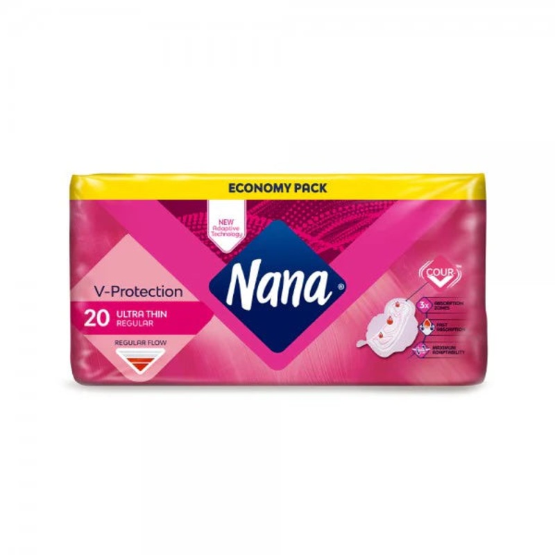 Nana V-Protection Ultra Thin Regular 20 Pads | Nana In Lebanon