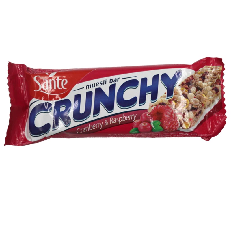 Sante Crunchy Muesli Bar Cranberry & Raspberry 40g | Sante In Lebanon
