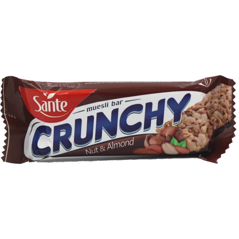 Sante Crunchy Muesli Bar Nut & Almond 40g | Sante In Lebanon