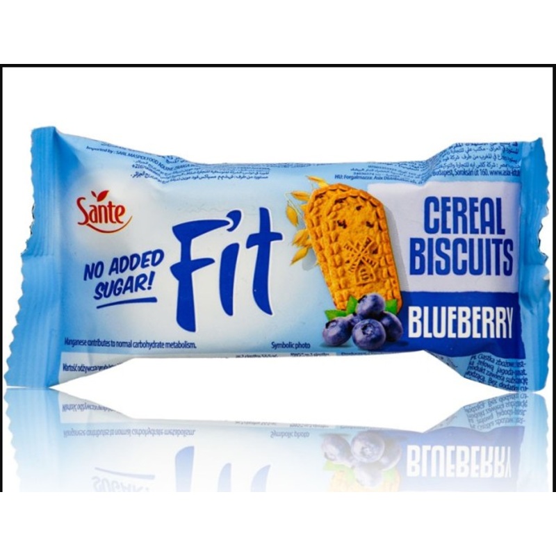 Sante Fit Cereal Cookies Without Added Sugar With Blueberry 50g