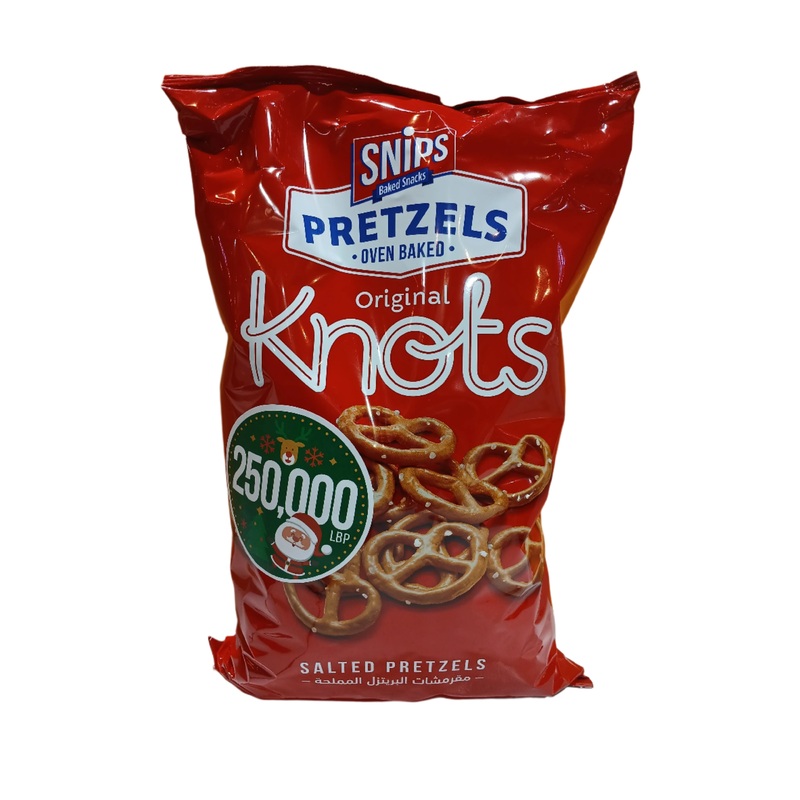 Snips Pretzels Oven Baked Original Knots 780g