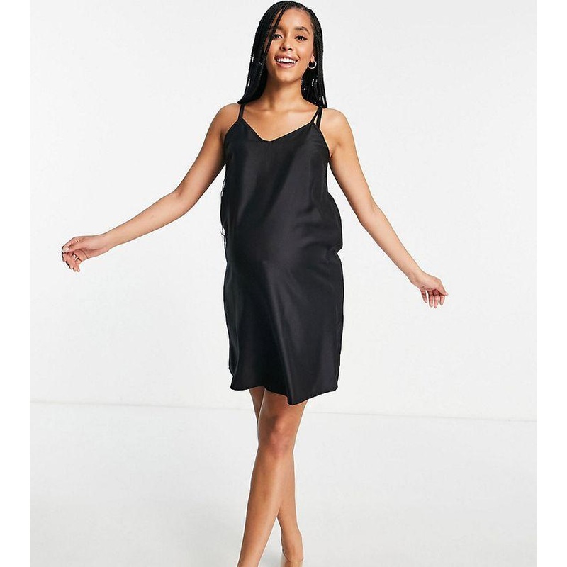 Asos Design Maternity Women’s Black Dress ANF849