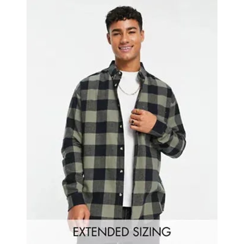 ASOS DESIGN Men’s Khaki Shirt ANF1596