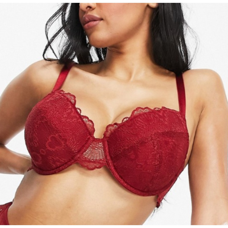 Asos Design  Women’s Burgundy  Bra ANF686