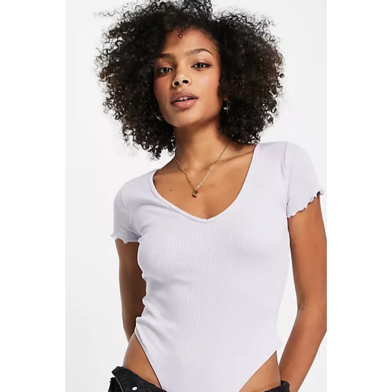 ASOS DESIGN Women’s Lilac Crop Top ANF2020