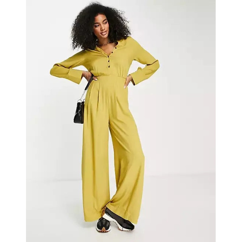 Asos Design Women’s Lime Green Jumpsuit ANF1841