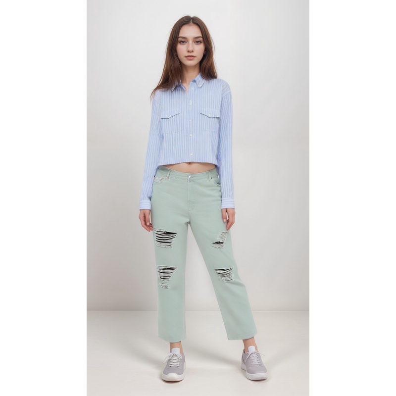 ASOS Design Women’s Mint Green Jeans | ASOS Design In Lebanon