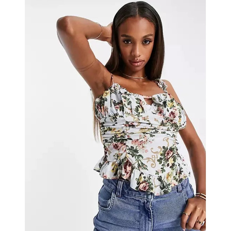 ASOS DESIGN Women’s Multicolor Blouse ANF1852