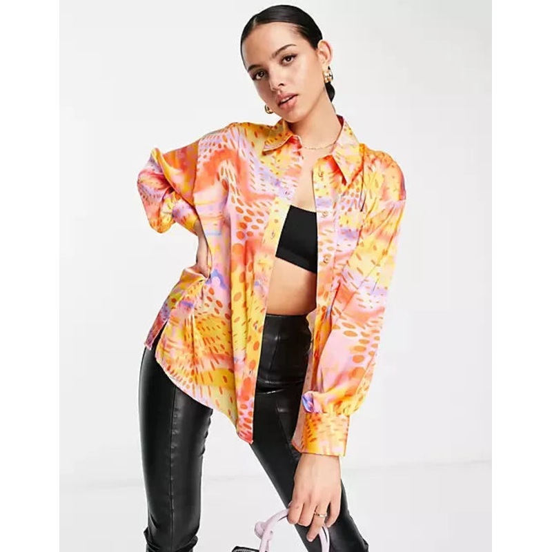 ASOS DESIGN Women’s Multicolor Shirt ANF1819