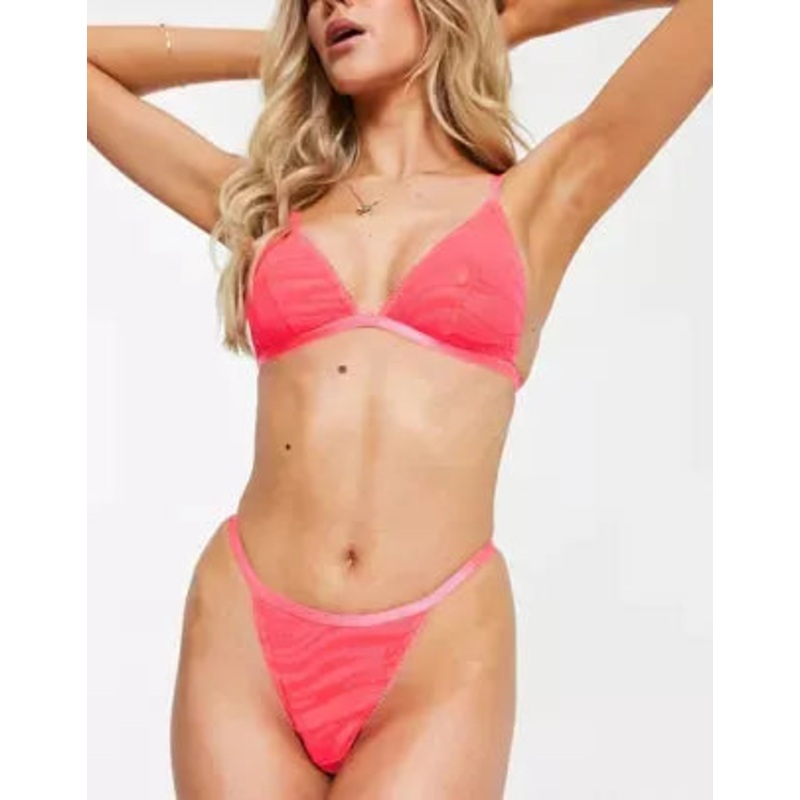 Asos Design Women’s Neon Pink Bra ANF2028