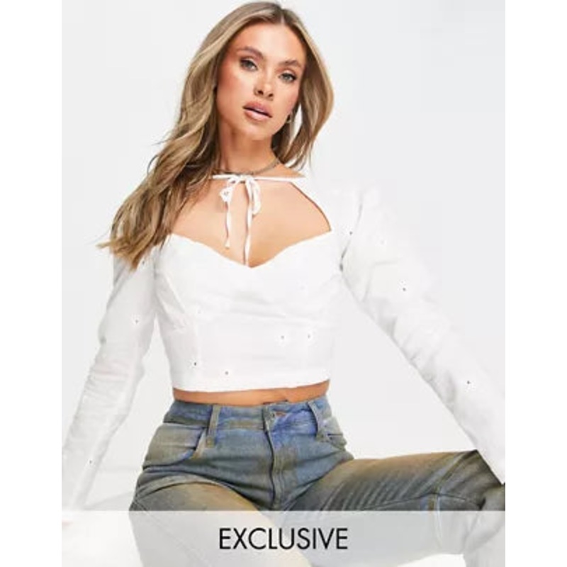 ASYOU Women’s White Blouse ANF1239