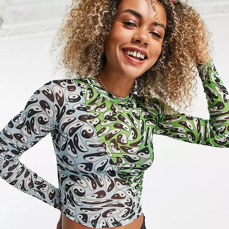 Collusion Women’s Multicolor Blouse ANF1587