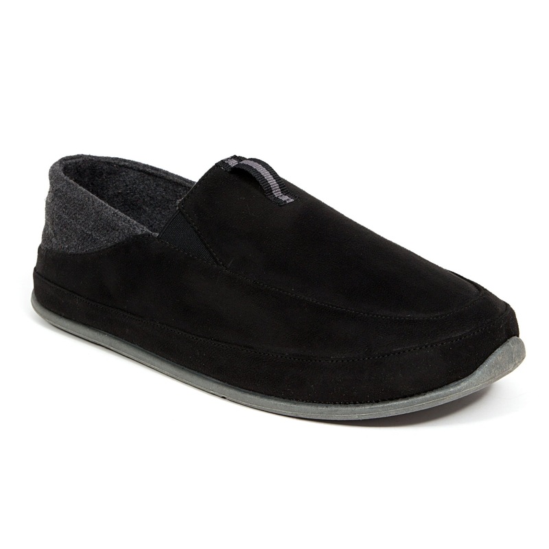 Deer Stags Unisex Campo Convertible Slipper – Black/Grey