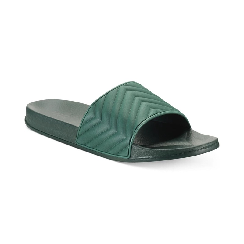 INC International Concepts Men’s Dark Green Xander Slippers | INC International Concepts in Lebanon