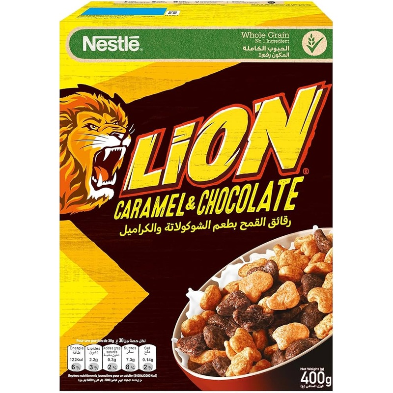 Nestle Lion Caramel & Chocolate 400g | Nestle In Lebanon