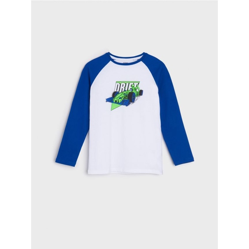 Sinsay Boy’s White Long-Sleeve Blouse ANFK534