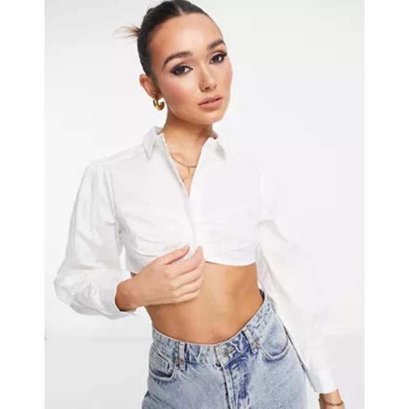 Topshop Women’s White Shirt ANF1593