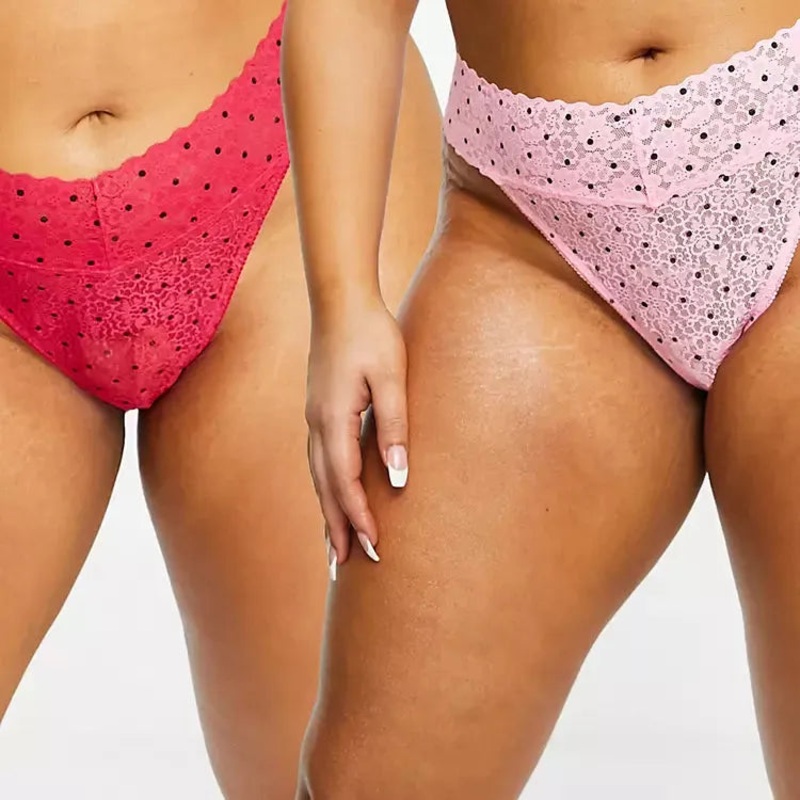 ASOS DESIGN Women’s 2Pack Multicolor Thong ANF2027