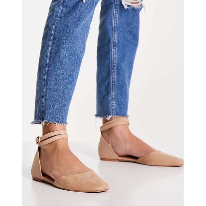 ASOS Design Women’s Beige Lift Ballet Casual Shoes |ASOS Design In Lebanon