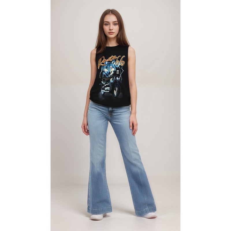 Asos Design Women’s Black Sleeveless Blouse ANF2552
