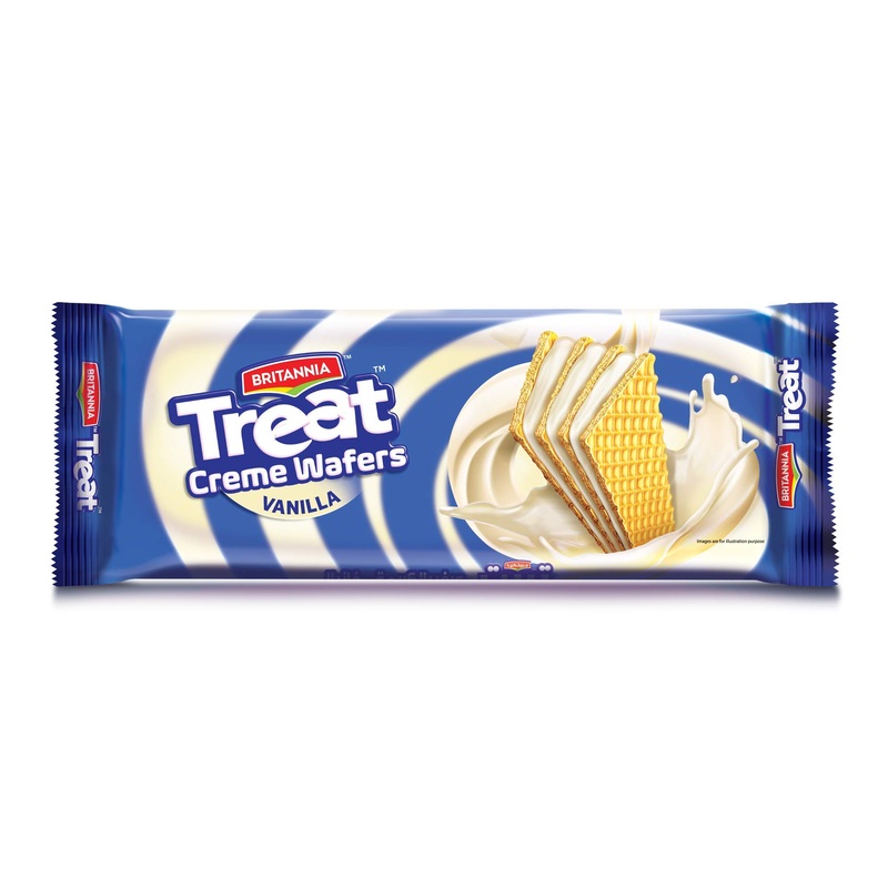 Britannia Treat Creme Wafers Vanilla 75g