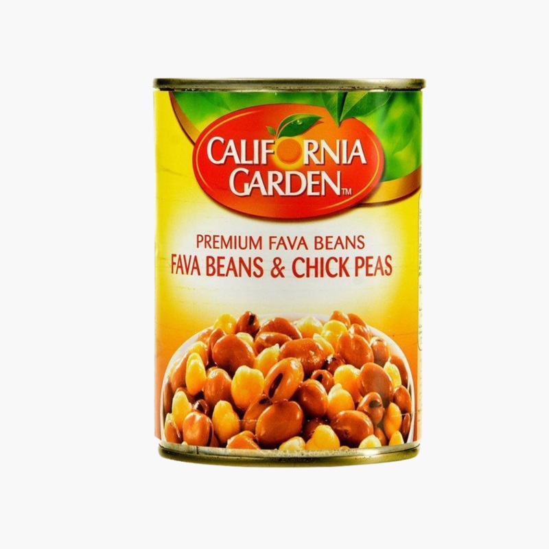 California Garden Fava Beans & Chickpeas 400g | California Garden In Lebanon