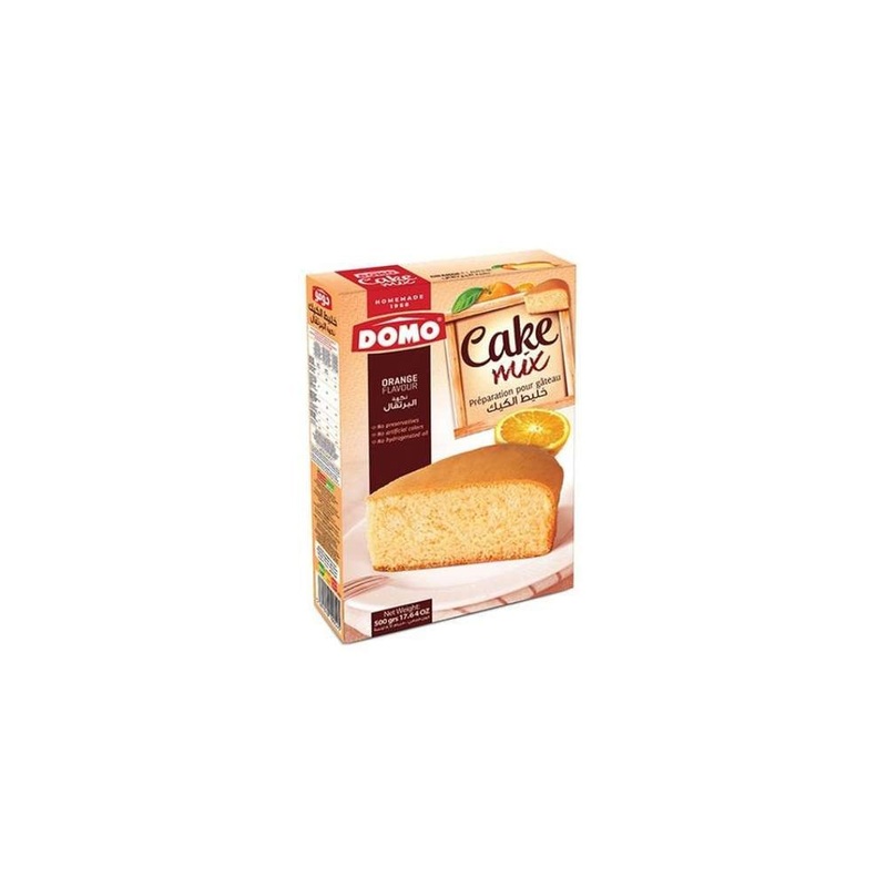 Domo Cake Mix Orange Flavour 500g | Domo In Lebanon