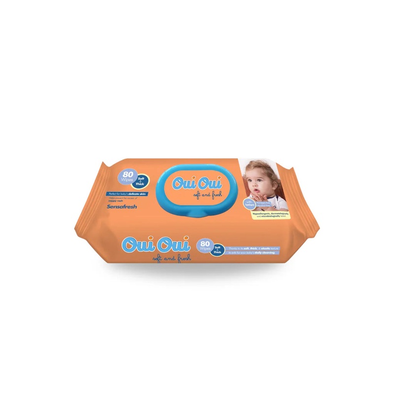 Oui Oui Wet Wipes Sensa Fresh 80 Sheets | Oui Oui In Lebanon