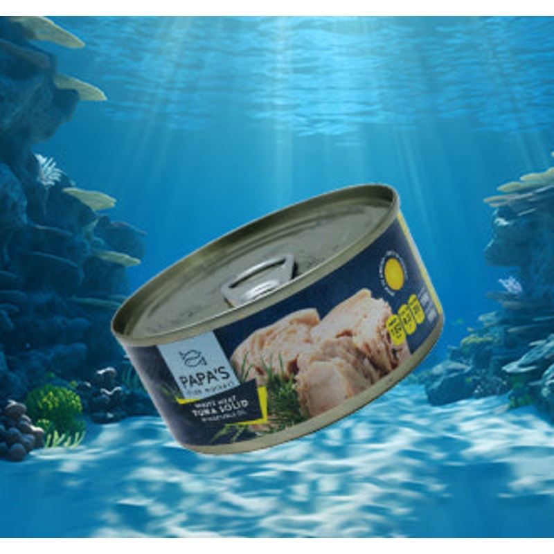 Papas White Tuna In Water Oil 150g