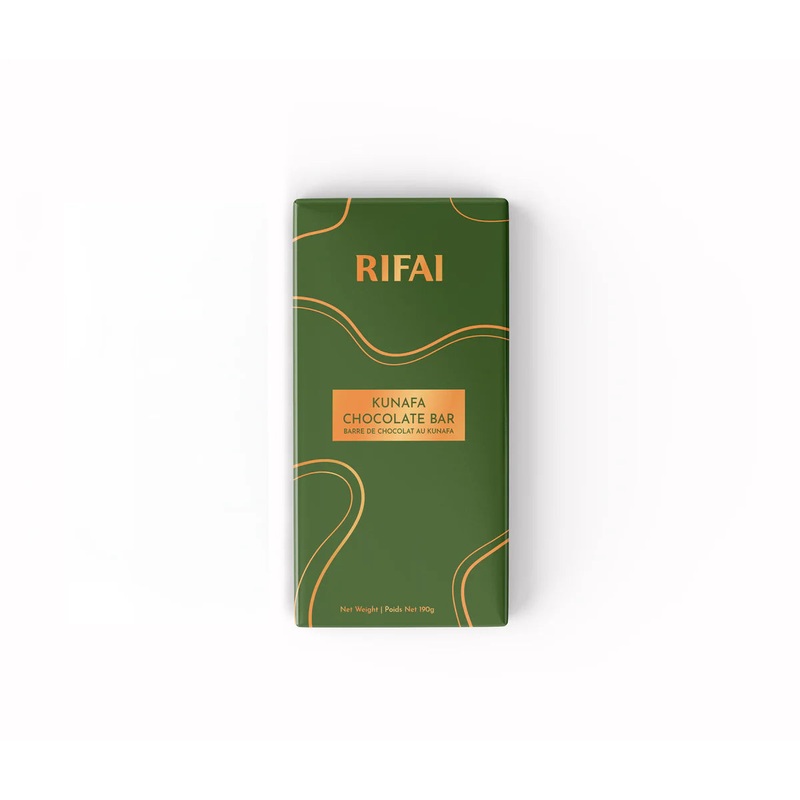 Rifai Kunafa Chocolate Bar 190g | Rifai In Lebanon