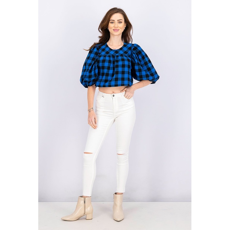 Don’t Call Me Jennyfer Women’s Multicolor Crop-Top LMA31