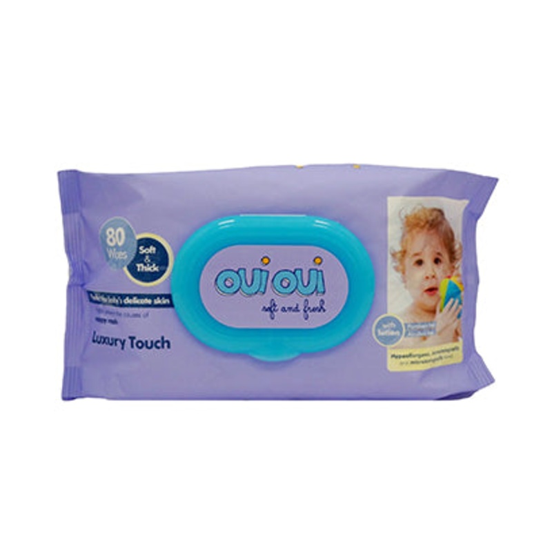 Oui Oui Wet Wipes Lux Touch 80 Sheets  | Oui Oui In Lebanon