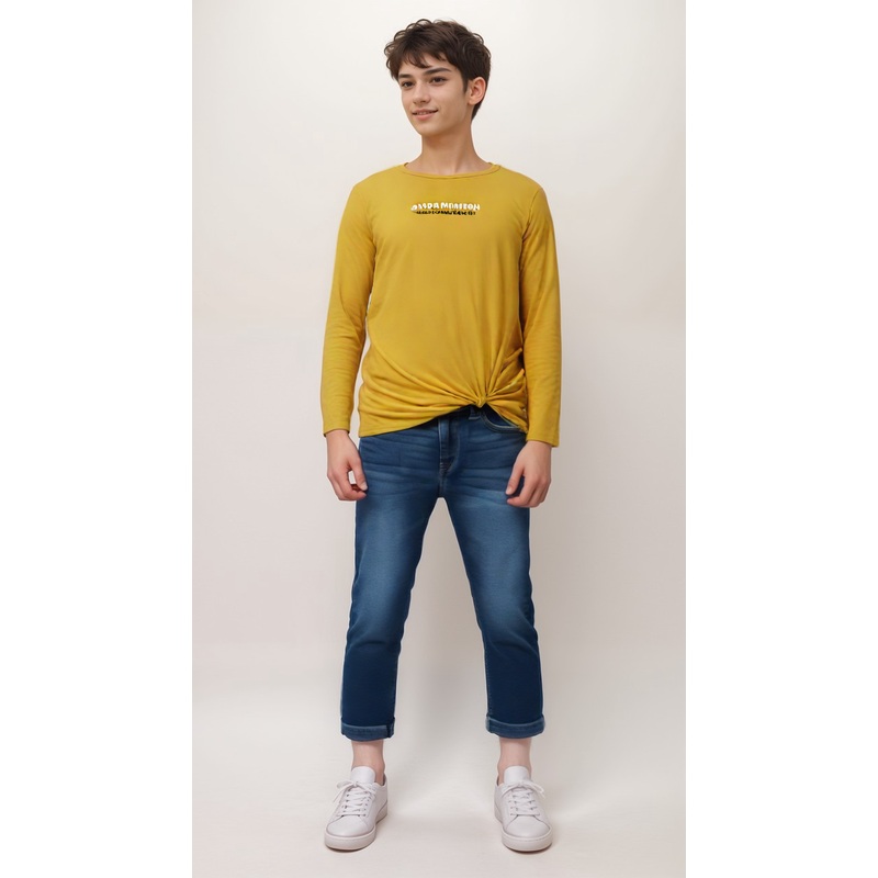 S.Oliver Boy’s Mustard Long Sleeve Blouse | S.Oliver In Lebanon